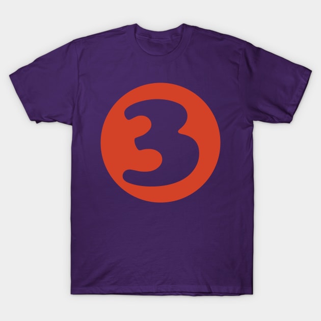 Number Three #3 T-Shirt by n23tees